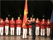 Bóng đá anh, ngoại hạng anh, lịch thi đấu euro 2012, Lễ xuất quân của đoàn TTVN tham dự Asian Games 16: Trang trọng và xúc động